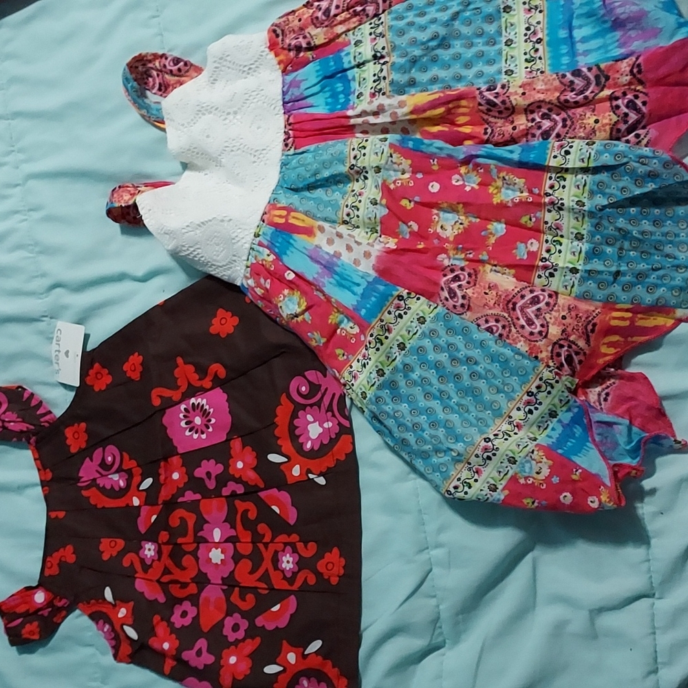 Blueberi & Carters dresses 18month